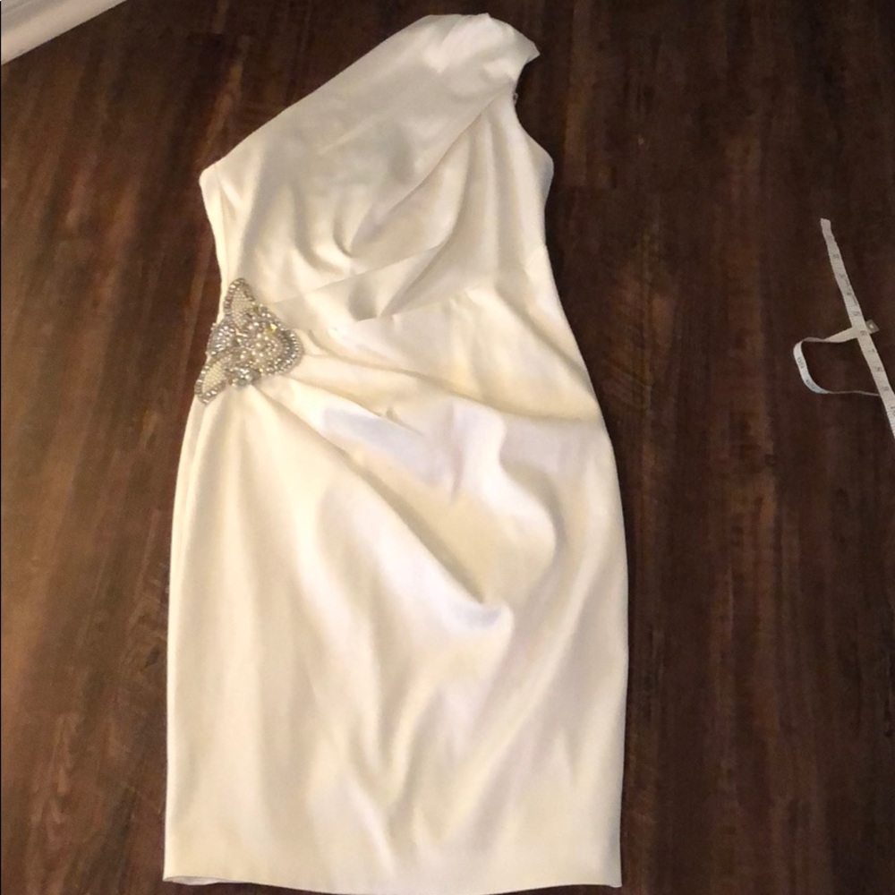 Beautiful one shoulder wedding dress